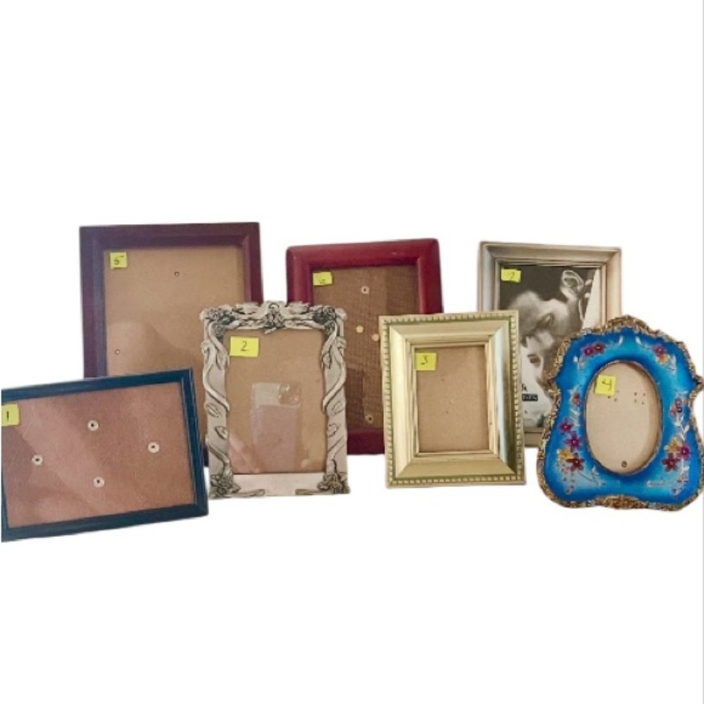 Assorted Decorative Picture Frames Set